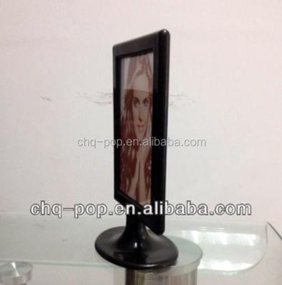 China supermarket mail display stand/photo frame/plastic menu for sale