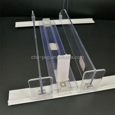 China PC Supermarket Dipslay New Style Plastic Shelf Divider for sale