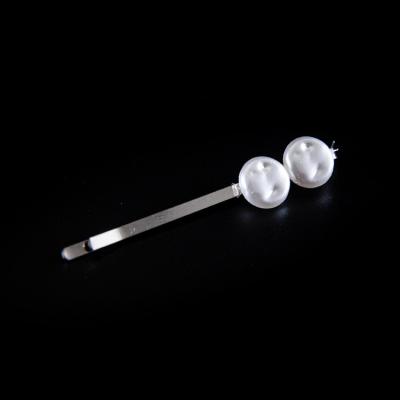 China Wholesale Fashion Simple Design Two Pearl Decoration Hairpins For Girls Hair Accessories Hair Clips for sale