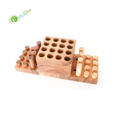 China YumuQ Wooden Challenge Connect Four/4 Board Game Set With Cylinders, Connect 4 Wooden Game For Kids And Adults YQ121425 for sale