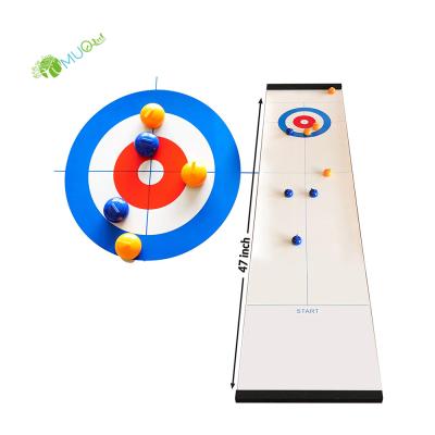 China YumuQ Table Top / Table Top Plastic Mini Curling Board Games for Kids and Family Indoor and Outdoor Games for sale