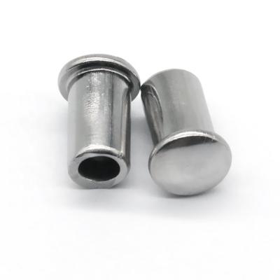 China Industry Custom Low Moq Semi-hollow Stainless Steel Rivet Stainless Steel Rivets for sale