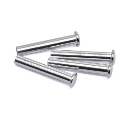 China Industry supply of high quality aluminum rivets head flat semi-tubular rivets for sale