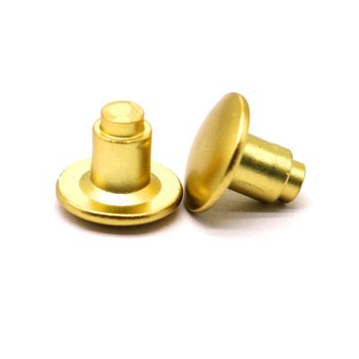 China Industry Factory Customization Rivets Brass Step Solid Copper Rivets for sale