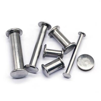 China Industry Manufacturer Custom 304 Stainless Steel Male & Female Double Cap Rivets for sale