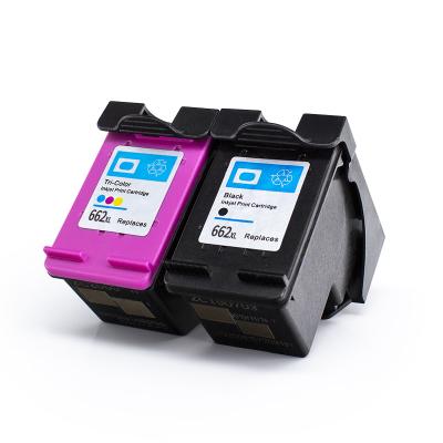 China Re-manufactured Colorpro 662XL 662 ink cartridge compatible for Deskjet AdVBntage ink 1014/1015/1016/1018/1515 printer for sale