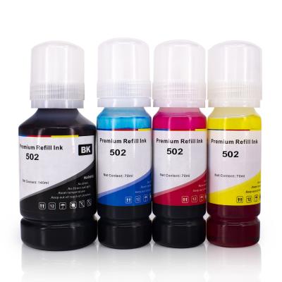 China Colorpro 502 refill ink compatible for L3115 L3116 L3117 L3156 L3106 L3119 L3158 eco tank dye ink 502 refill ink for sale