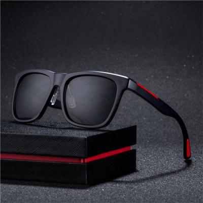 China Men's Retro Classic Sports Square Frame UV400 No--Polarized Sunglasses Driving Running Sunglasses for sale