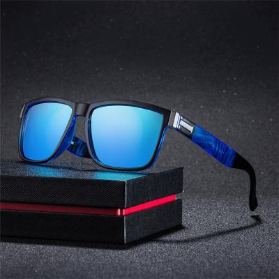 China New Arrivals Design UV400 Square Sunglasses Big Frame Polarized Sunglasses for sale