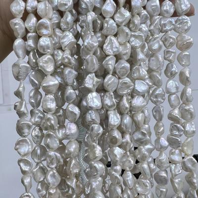 China Baroque Pearl 8-9mm CLASSIC Freshwater Keshi Pearl Loose Strands for sale