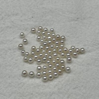 China Natural Cultured Freshwater Loose Pearls Round Freshwater Pearl 2-3mm Good Luster for sale