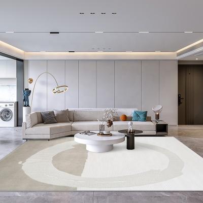 China Alfombra 3D Geometric Abstract Modern Small Area Rug Para Sala De Estar Living Room Carpet Washable Minimalist Light Luxury Home Bedroom Rug for sale