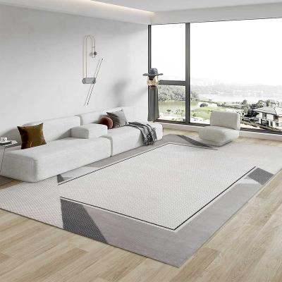 China Black And White Home Sofa Carpet Rugs For Bedroom Decorative Wilton Machine Washable Living Room Jute Alfombra Yute Carpet Area Rugs for sale