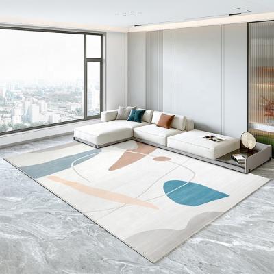 China Wholesale Cheap Washable Carpet Living Room Modern Machine Made Thick Polypropylene Bedroom Floor Rug Bed Room Rug For Home Decoration for sale