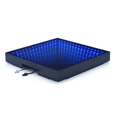 China Stage Lighting Waterproof ABS Glass Ip63 Hotel Disco Light For DJ Wedding 3D Infinity Mirror Dance Floor Video LED Panels for sale