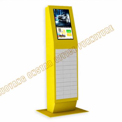 China Shopping mall factory supplier key smart steel locker master cabinet yellow electronic smart locker for sale