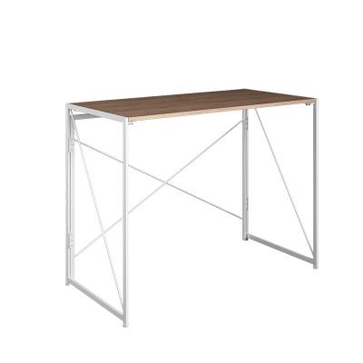 China Modern Home Office Office Desk Table Modern Furniture Computer Desk Foldable Metal Black Steel for sale