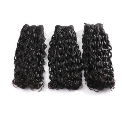 China Top Grade Curly Curly 12A Remy Hair Pixie Double Drawn Deep Wave Human Hair Bundles, Hair Clip In Extension for sale