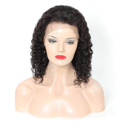 China Wholesale Water Wave Hair Wigs Short Curly Brazilian Hair Lace Front Human Hair Wigs for sale