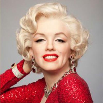 China The Other Wig Wholesale 613 Short Curly Lace Front Human Hair Monroe Lace Women Hair Pixie Cosplay Wigs for sale