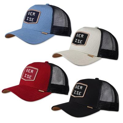 China JOINT ISO 9001 Manufacturer! Custom Embroidery Patch Trucker Caps / Stylish Man Mesh Baseball Cap Trucker Hat for sale