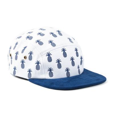 China JOINT Wholesale Cheap 5 Panel Printed Hat Flat Brim Kids 5 Panel Hat for sale