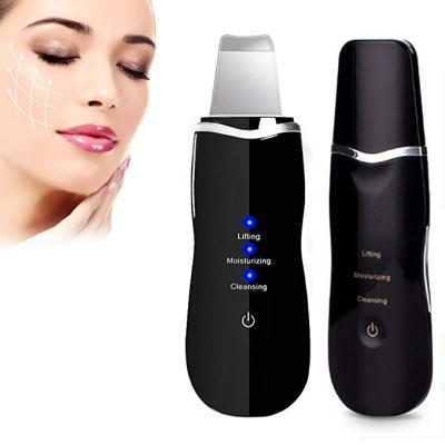 China Skin Tightening Portable Rechargeable Beauty Equipment Portable Rechargeable Lfiting Face USB Electronic Skin Deep Cleansing Ultrasonic Sonic Scrubber for sale