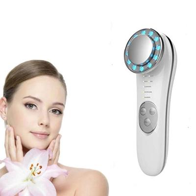 China Anti-Puffiness 7 in one 1 Light Facial Therapy Devices EMS Microcurrent Skin Rejuvenation Massager Wrinkle Beauty Apparatus Anti Aging for sale