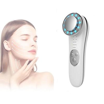 China Electronic Facial Light Therapy Massager Rejuvenation Skin Device EMS Microcurrent Anti-Puffiness Face Lift Wrinkle Beauty Anti Aging Apparatus for sale