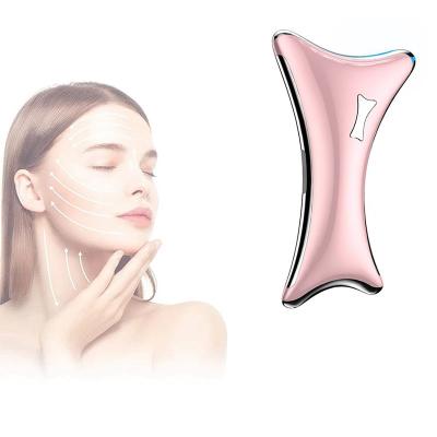 China Red Green Blue Light Blood Vessels Removal LED Therapy Beauty Device For Eye Massager Vibration Gua Sha Massager Strong Scraping Tool for sale