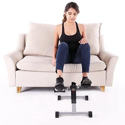 China Running Training Multifunctional Home Use Portable Mini Pedal Leg Trainer Exercise Bike Mini Fitness Stationary Exercise Bike for sale