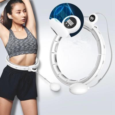 China Smart Ring Counting Magnet Slimming Sport Hoola Massage Circles Fitness Equipment Gym Waist Trainer At Home Weight Loss Hoola Circle Abdominal Ring for sale