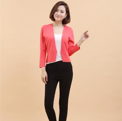 China Pointelle New Long Sleeve Women Latest Anti-wrinkle Pattern Fashion Design Cardigan for sale