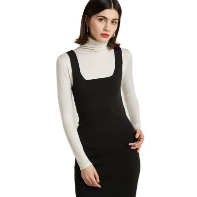 China 2020 Fashion Anti-Static Women's Sleeveless Long Dress Elegant Knitted Elegant Clothing Manufacturer for sale