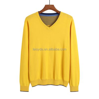 China QUICK DRY Unsex The Sweaters V-Neckline Quick Dry Solid Anti-Shrink Sweater for sale