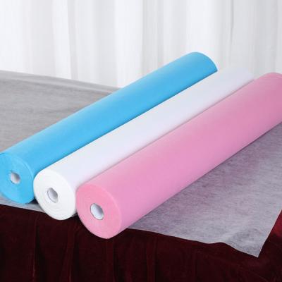 China Custom Disposable Bed Sheet Eco-friendly Hospital Bed Sheet Waterproof Nonwoven Material Medical Bed Sheet for sale