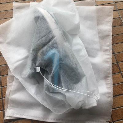 China Shoe Packaging Bags Custom Shoe Logo Printed Reusable Dust Bag Eco Cloth Nonwoven Packaging Drawstring Nonwoven for sale