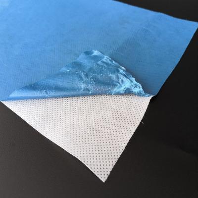 China Waterproof White SF Microporous Film Laminated Nonwoven Fabric For Industry for sale