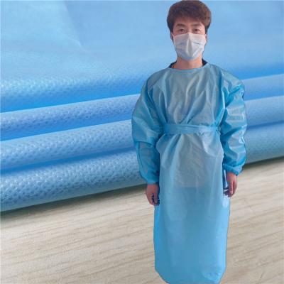 China PP PE Waterproof Antibacterial Non Absorbent Woven Fabric For Medical Disposable Supplies for sale