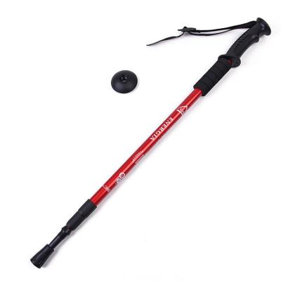 China Best china low price handheld folding trekking pole 3 sections walking hiking climbing stick for sale