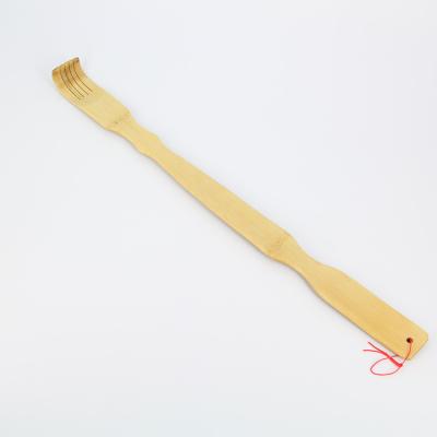 China Wooden Itch Scratcher Handheld Simple Bamboo Back Massager Itch Scratcher Body Massager Long for sale