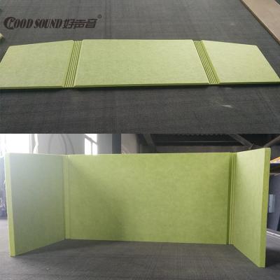 China Highly Efficient Sound Absorption Goodsound Colored 100% Acoustic Pet Screen Office Partition Panel Privacy Office Desk Divider for sale