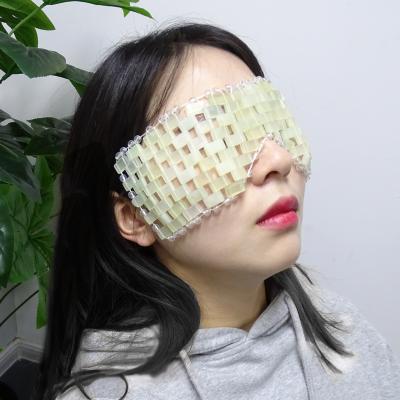 China Face Wholesale Chinese Xiuyan Jade Eye Mask Anti-Aging Jade Stone Eye Mask Sleep For Eye Care for sale