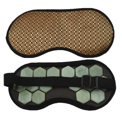 China Natural Jade Stone Eye Mask Cooling Face Eye Mask For Cold Therapy Relax Reduce Puffy Eyes Jade Eye Mask for sale