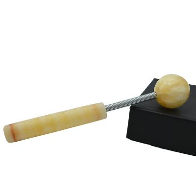 China Jade Body Body Massage Hammer Leisure Massage Full To Alleviate To Tired Pain Yellow Jade Massager for sale