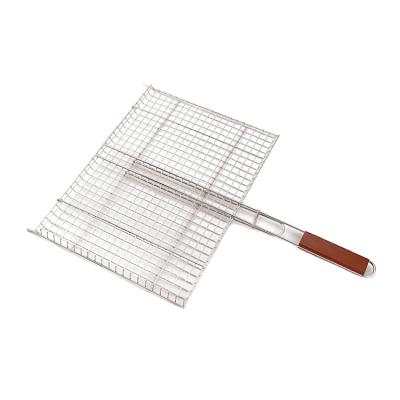 China Easily Cleaned High Quality Barbecue Grill Accessory Set Fish Grill Basket , Barbecue Grilling Basket for sale