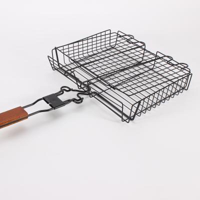 China Easily Cleaned Multi Function BBQ Grill Basket Non-Stick BBQ Grill Basket Stainless Steel BBQ Grill Basket for sale