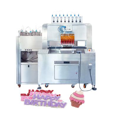 China Dairy Factory New Product High Quality Cartoon Character 8color Practical Chocolate Factory Machines Automatic Chocolate Machine for sale