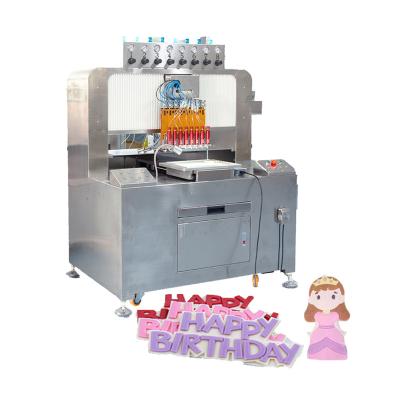 China Dairy Factory Hot Selling Stable Performance And Chocolate Visual Positioning Spreading Machine for sale