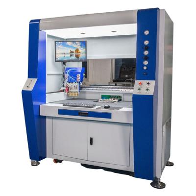 China 2022 Factory Hot Sale Precise and High-speed Automatic Video Scanning Positioning Upper Decorative Slipper Button Machine for sale